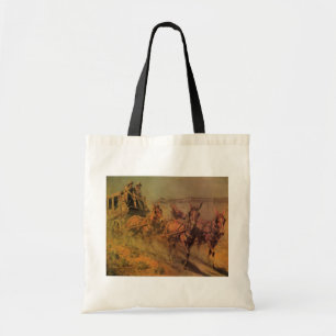 Bolsa Tote Vaqueiros Antigos, A Diligência por John Borein
