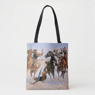 Bolsa Tote Vaqueiros Antigos, Ajudando um Camarada por Reming