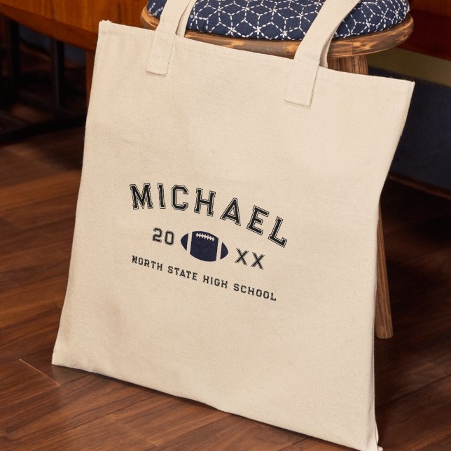 Bolsa Tote Varsity Letter Sports Graduation Custom Athlete (Celebrate your athlete in the family with this Varsity Letter Sports Graduation Custom Athlete Tote!)