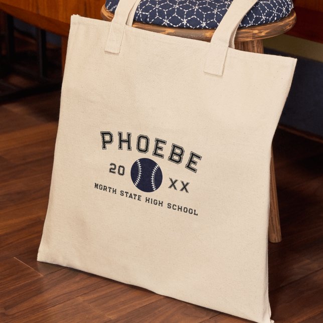 Bolsa Tote Varsity Letter Sports Graduation Custom Athlete (Celebrate your athlete in the family with this Varsity Letter Sports Graduation Custom Athlete Tote!)