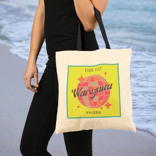 Bolsa Tote Varsóvia polska Polônia souvenir moda