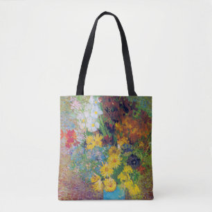 Bolsa Tote Vase com margaridas e anêmonas, Van Gogh