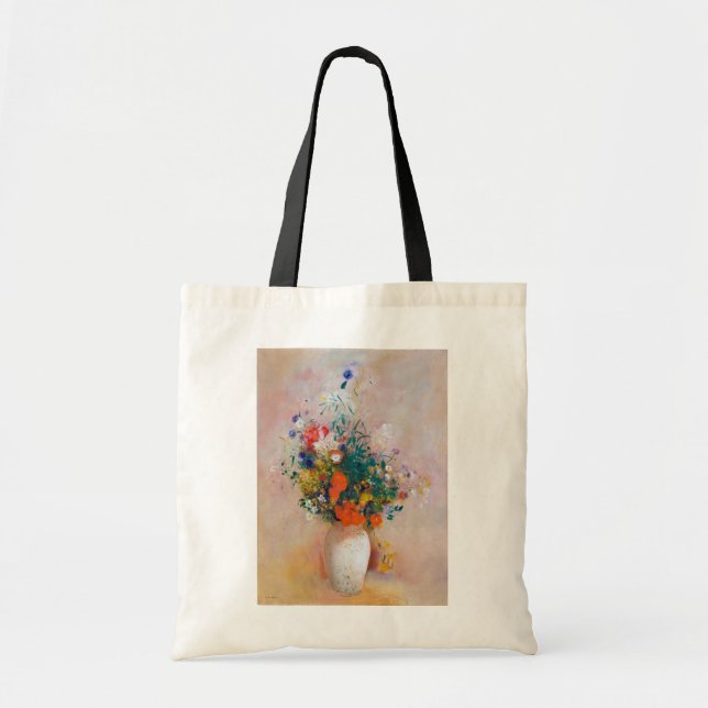 Bolsa Tote Vase das Flores, Redon (Frente)