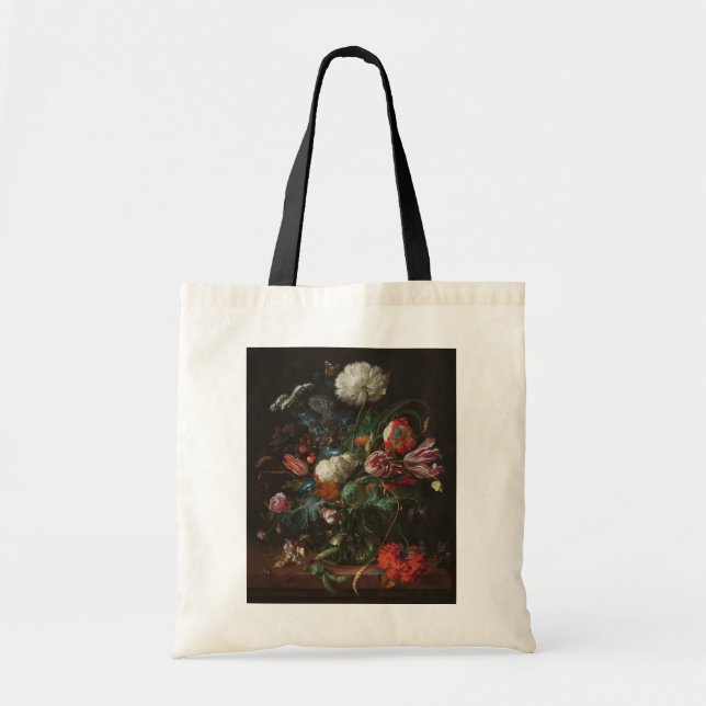 Bolsa Tote Vaso de Flores de Jan Davidsz de Heem (Frente)