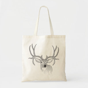 Bolsa Tote veado,caça aos veados,veado-mula,veado-bebê,caud