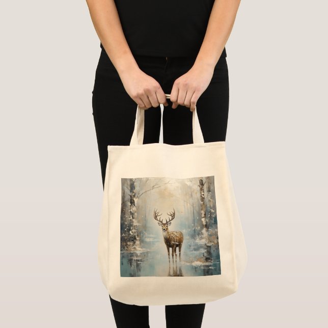 Bolsa Tote Veado Florestal Sapado (Frente (produto))
