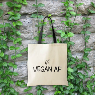 Bolsa Tote Vegan AF, Folha Minimalista