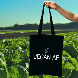 Bolsa Tote Vegan AF, Folha Minimalista
