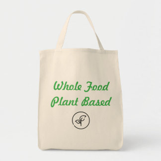 Bolsa Tote Vegan Baseado Em Planta Comida Inteira
