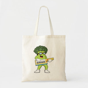 Bolsa Tote Vegan Broccoli em Música com Violão