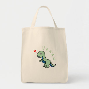 Bolsa Tote Vegan Dinosaur Kind Dino Love
