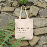 Bolsa Tote Vegan | Herbivore O Futuro É Moderno E Minimalista<br><div class="desc">Simples,  na moda,  "O futuro é vegano" e "herbívoro" citou design de arte na tipografia moderna minimalista. O dom ou acessório perfeito para compartilhar sua mensagem vegana. #veganismo #vegan #plantbased #veganlife #govegan #crueltyfree #veganlifstyle #veganCommunity #veganfortheanimais #vegetariana #animalrights #plantbased dieta #veganlove</div>
