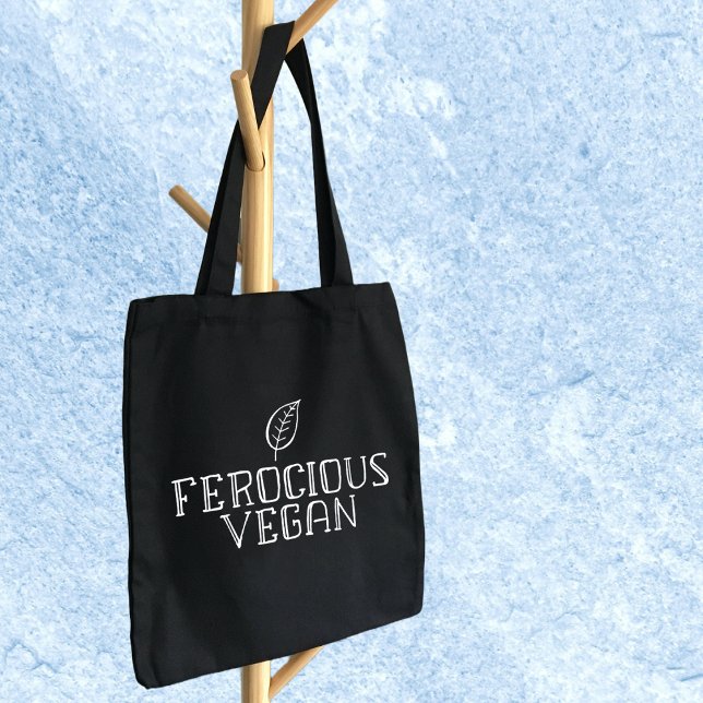 Bolsa Tote Vegan Simples Feroz, Minimalista (Criador carregado)