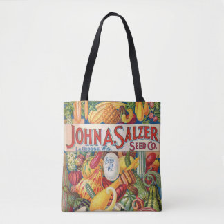 Bolsa Tote Vegetais do catálogo de semente de Salzer do