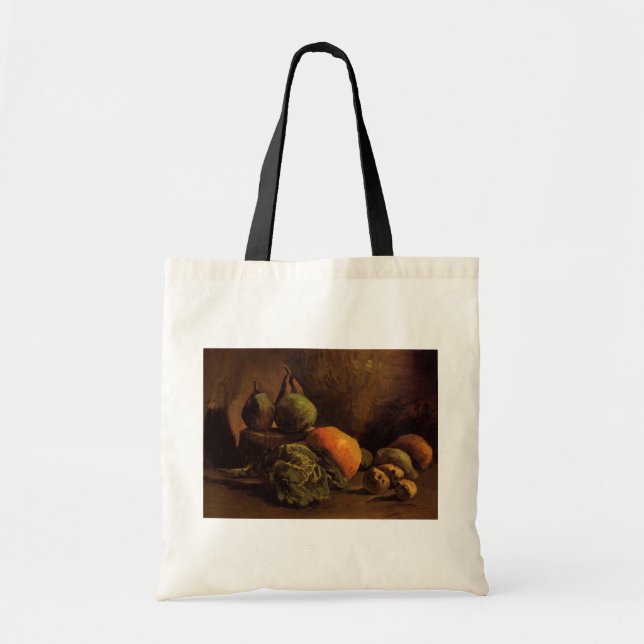 Bolsa Tote Vegetais e Frutas de Vincent van Gogh (Frente)