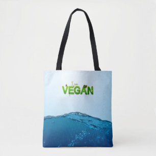Bolsa Tote Vegetariano Vegan Amor Protege Animais Salvos Come