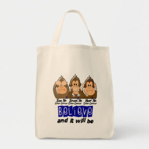 Bolsa Tote Veja que para falar não ouça nenhum cancro do