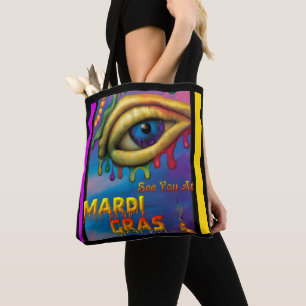 Bolsa Tote Vejo Você No Mardi Gras Eye