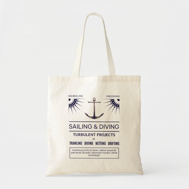 Bolsa Tote VelasCD e mergulho (Frente)