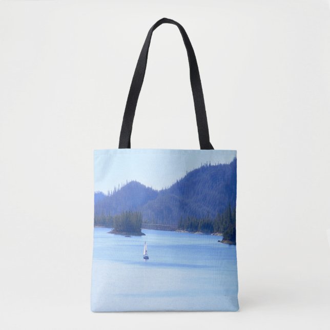 Bolsa Tote Velejando para as montanhas... (Frente)