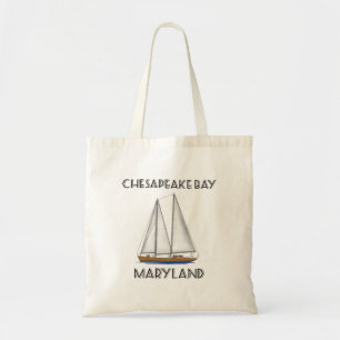 Bolsa Tote Velero Chesapeake Bay Maryland