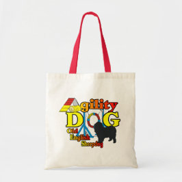 Bolsa Tote Velhas camisas de agilidade pastor em inglês