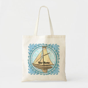 Bolsa Tote Velho Barco à Vela
