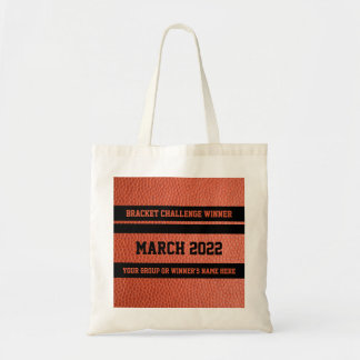 Bolsa Tote Vencedor do Desafio do Suporte Hoops Frente Design