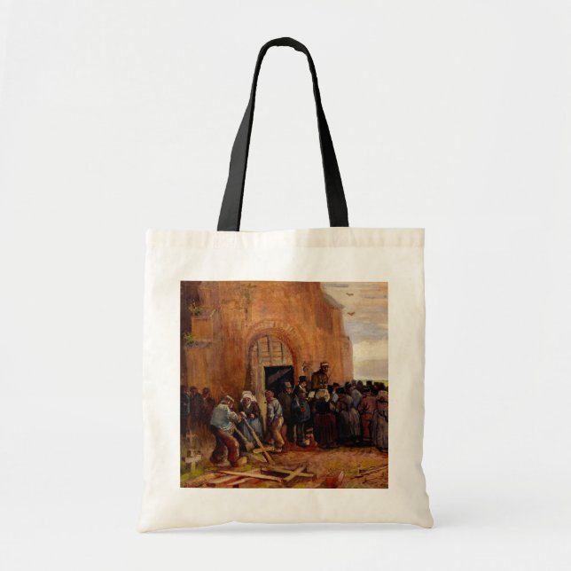 Bolsa Tote Venda de Sucata de Construção por Vincent van Gogh (Frente)