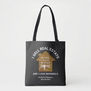 Bolsa Tote Vende Real Estate Love Referals Realtor