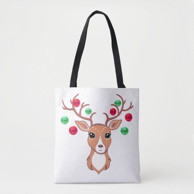 Bolsa Tote Vendedor de Natal (Frente)