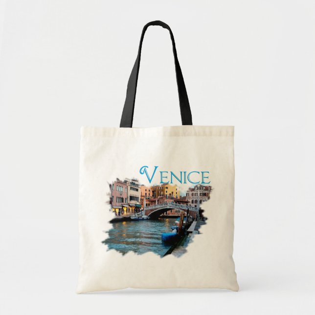 Bolsa Tote Veneza, Itália: Ao longo do Canal (Frente)