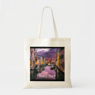 Bolsa Tote Veneza, Itália Canal Cênico e Arquitetura Veneza