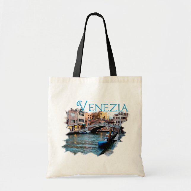 Bolsa Tote Venezia, Itália: Ao longo do Canal (Frente)
