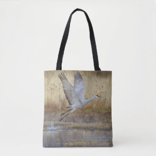 Bolsa Tote Venha voar comigo Sandhill Crane