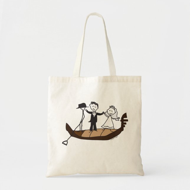 Bolsa Tote Venice Bride e Groom (Frente)