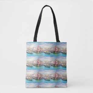 BOLSA TOTE VENICE ITÁLIA VENEZIA BRIDGES