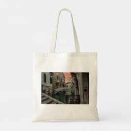 Bolsa Tote Venice Sunset Canal & Bridge – Romantic
