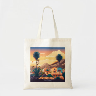 Bolsa Tote Ventura Sunset Mounts Sul da Califórnia Retro