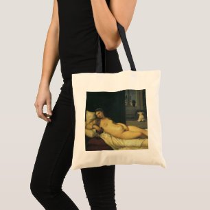 Bolsa Tote Vênus de Urbino por Ticiano, Arte Renascentista