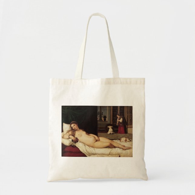 Bolsa Tote Vênus de Urbino Titian 1538 Veneza (Frente)