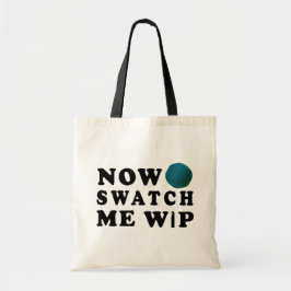 Bolsa Tote Ver-me WIP - Artesanato Teal Yarn Lingo