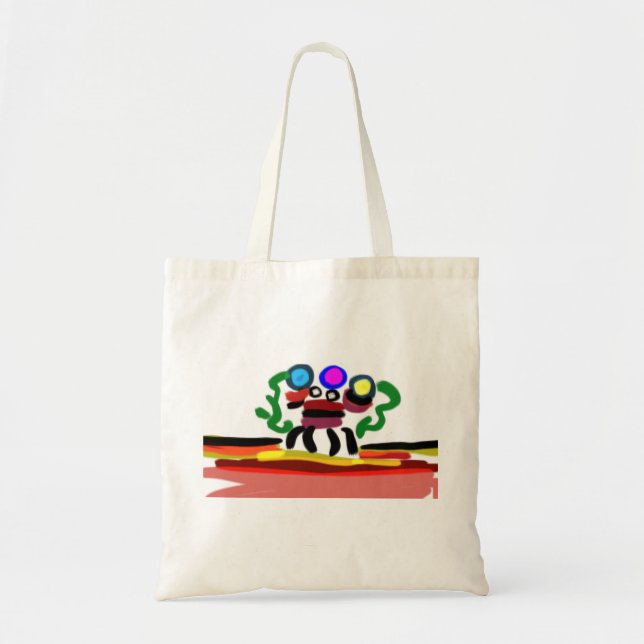 Bolsa Tote Verão de caranguejo irregular  (Frente)