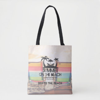 Bolsa Tote Verão na praia | Personalizado