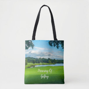 Bolsa Tote Verão No Curso De Golfe