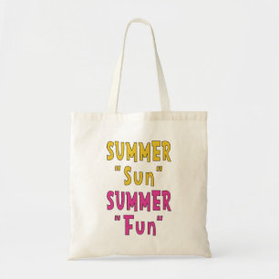Bolsa Tote Verão Sol Diversão de Verão