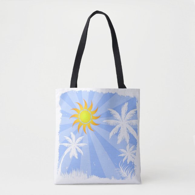 Bolsa Tote Verão tropical (Frente)