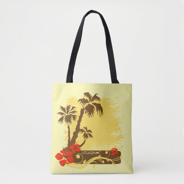 Bolsa Tote Verão tropical (Frente)