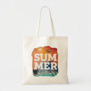 Bolsa Tote Verão Tropical Exótica Sunset