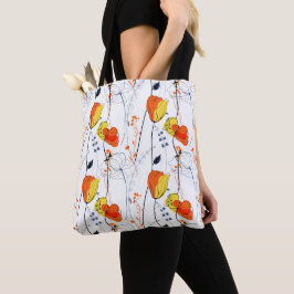 Bolsa Tote Verão tropical | Lindos Florais Amarelos Design